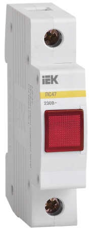 Сигнальная лампа ЛС-47 (красная) (неон) IEK