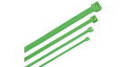 ITK Хом.ут-стяжка для кабеля 4,8х300м.м. нейлон зеленый (100шт.)