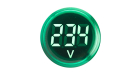Индикатор значения напряжения зеленый ED16-22VD EKF PROxima