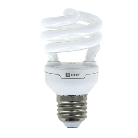 Лампа энергосберегающая HS8-полуспираль 11W 2700K E27 8000h EKF