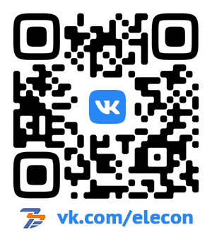 QR-код вконтакте vk.com/elecon