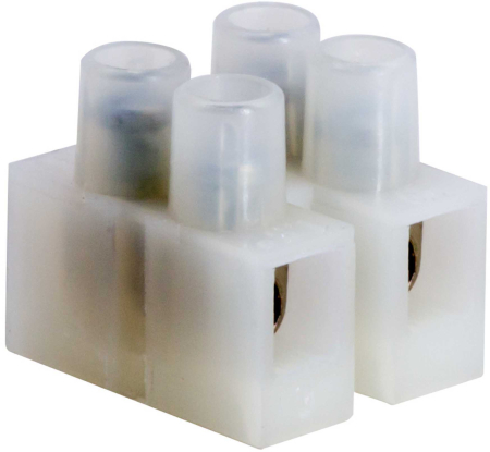 Клемник Полиамид 6.6, 2р,110°С,450V, 24A, 2,5мм.кв.