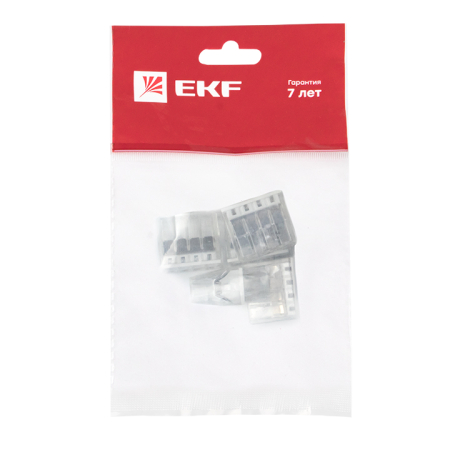 Клемма СМК 2273-248 (с пастой) 8 отверстий 0,5-2.5мм2 (4шт.) EKF PROxima