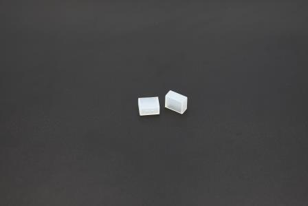 Силиконовая торцевая крышка для LED ленты 4,8 и 9,6W 8mm c двумя отверстиями для вывода проводов
