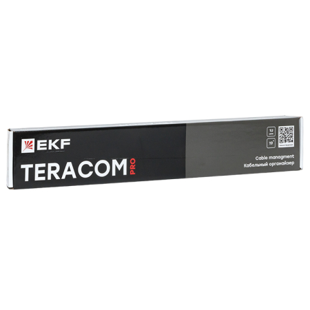 Кабельный органайзер TERACOM PRO 1U 5 колец серый