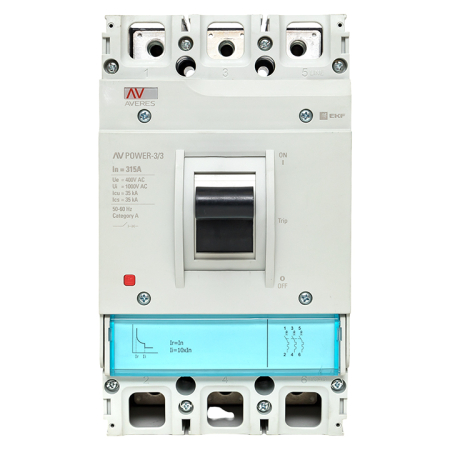 Выключатель автоматический в литом корпусе AV-POWER-3/3 315А 35кА TR EKF