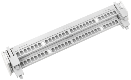 Держатель двойной для установки шин N/PE (без шин)