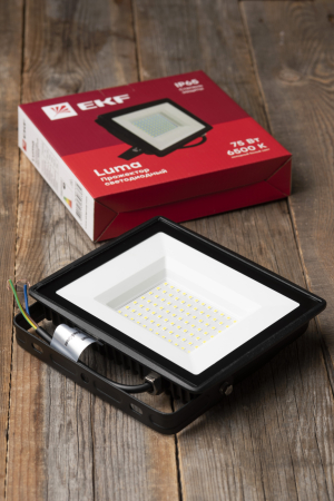 Прожектор светодиодный СДО-3005 75Вт 6500К IP65 EKF Basic