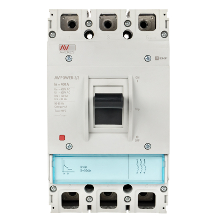 Автоматический выключатель AV POWER-3/3 400А 35kA TR