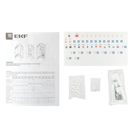 Встраиваемый силовой щит "Nova" 48 модулей с пластиковой дверью IP41 EKF