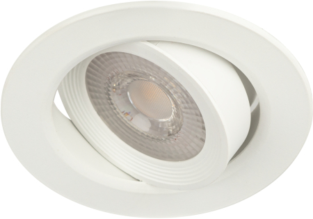 Светильник KL LED 22A-5 3K WH  ЭРА светодиодный круглый поворотн. LED SMD 5W 3000K, белый