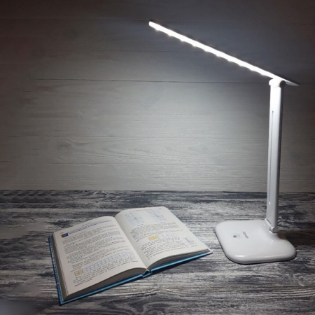 Настольный светодиодный светильник Feron DE1725 10W, 4000K, 100-240V, белый