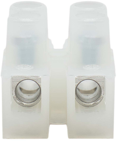 Клемник Полиамид 6.6, 2p,110°С,450V, 32A, 4мм.кв.