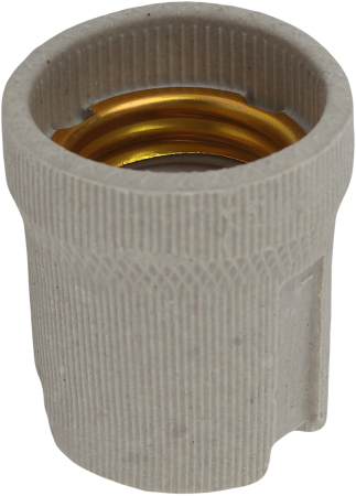 ЭРА Патрон Е27 подвесной,керамика, белый (x50) (50/400/5600)