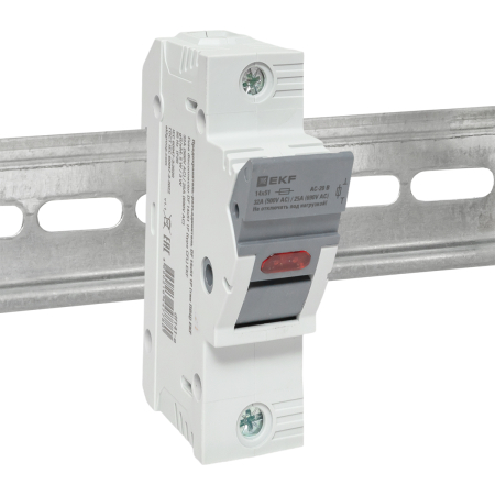 Предохранитель-разъединитель DF 14х51 1Р (тип ПВЦ)  EKF