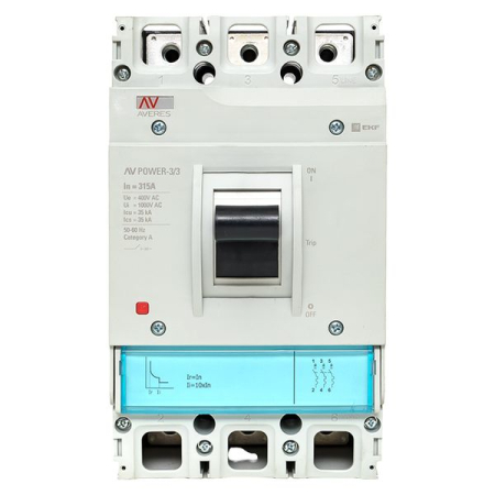Выключатель автоматический в литом корпусе AV-POWER-3/3 315А 35кА TR EKF