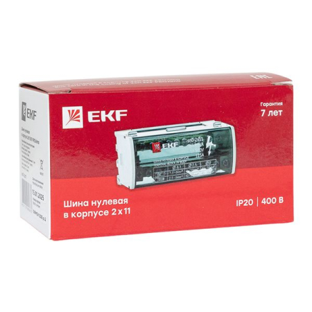 Шина нулевая в корпусе (2х11) EKF PROxima