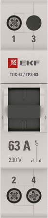 Трехпозиционный переключатель ТПС-63 1P 63А EKF PROxima