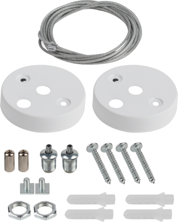 SML-1-A-SUSPENSION-W  Подвесное крепление для линейных светильников ЭРА SML-1-A-SUSPENSION-W для моделей SML белый длина 1,5м