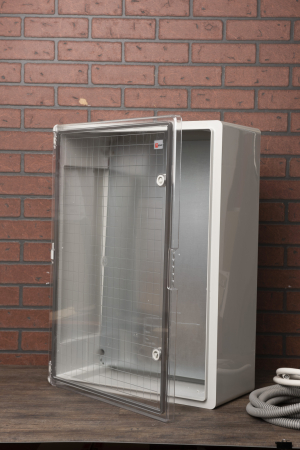 Щит пластиковый с монтажной платой прозр. дверь 700х500х250 мм IP65 EKF PROxima