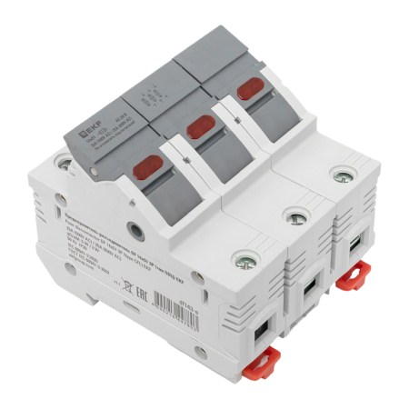 Предохранитель-разъединитель DF 14х51 3Р (тип ПВЦ)  EKF