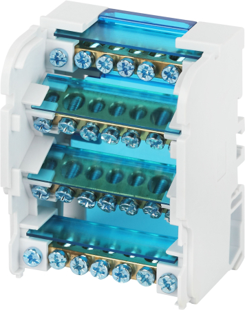 NO-224-15  Шины на DIN-рейку ЭРА NO-224-15 в корпусе кросс-модуль ШНК 4х7 3L+PEN