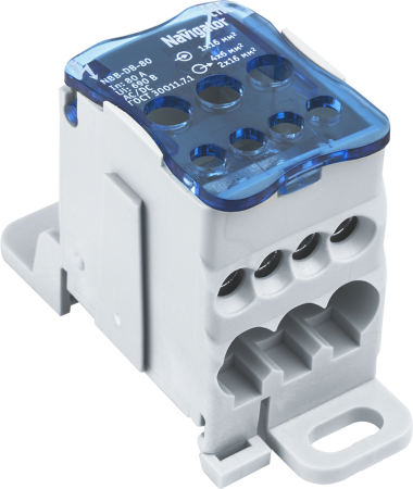 Блок распределительный  Navigator 61 078 NBB-DB-80 (1 шт/упак)