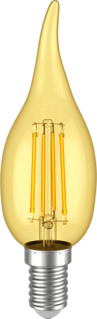 Лампа LED CВ35 св.н/в зол. 7Вт 230В 2700К E14 серия 360° IEK