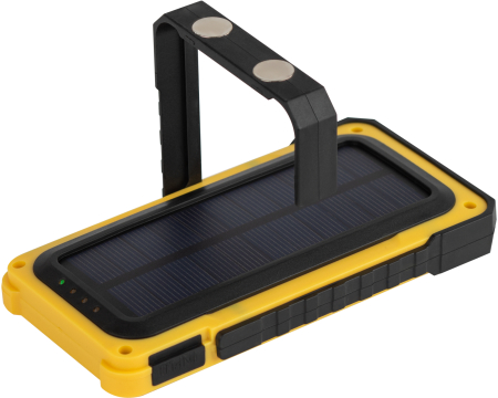 Светодиодный фонарь ЭРА Рабочие Практик RA-811 ручной, аккумуляторный, 15 Вт COB, powerbank, солнечная батарея, магнит