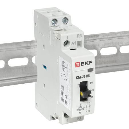 Контактор модульный КМ РУ 25А 1NO+1NC (1 мод.) EKF PROxima