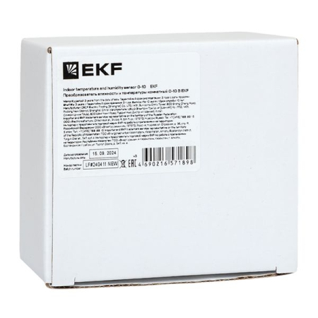 Преобразователь влажности и температуры комнатный RS-485 EKF