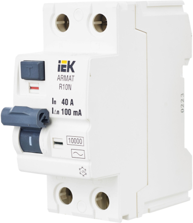 ARMAT ВДТ R10N 2P 40А 100мА тип AC IEK