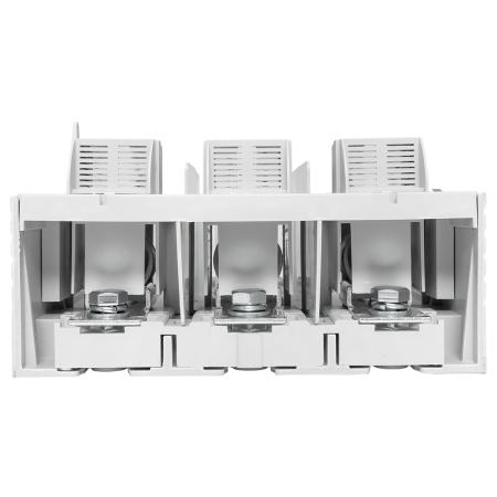 Выключатель-разъединитель УВРЭ v2 400А с дополнительным контактом (NO+NC) откидного типа под предохранители ППН (габ.2) EKF