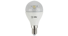 Лампа светодиодная Эра LED P45-7W-840-E14-Clear (диод,шар,7Вт,нейтр,E14)