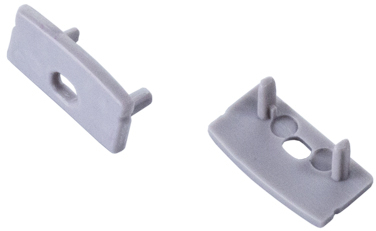 PROFILE S01 end caps with hole (set of 2 pcs)