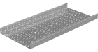 Лоток перф. 80х600х1,2 L2500 мм "Стандарт ПЛЮС" INOX304