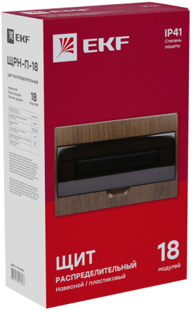 Щит распределительный навесной ЩРН-П-18 темное дерево IP41 EKF PROxima