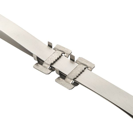 Комплект крепления на столб монтажной полосой (ширина шкафа до 400 мм) EKF Basic