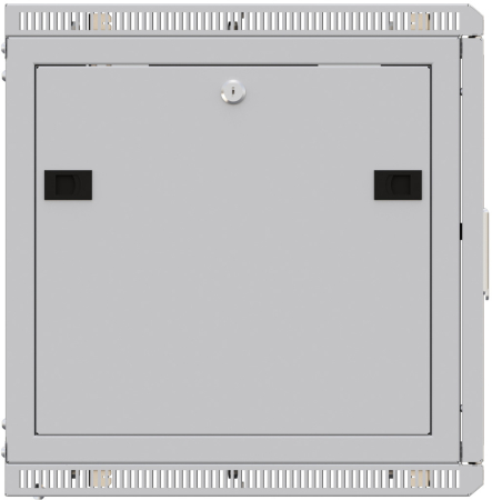 Шкаф настенный 19" TERACOM PRO 6U 600х450 мм дверь стеклянная с замком-ручкой серый