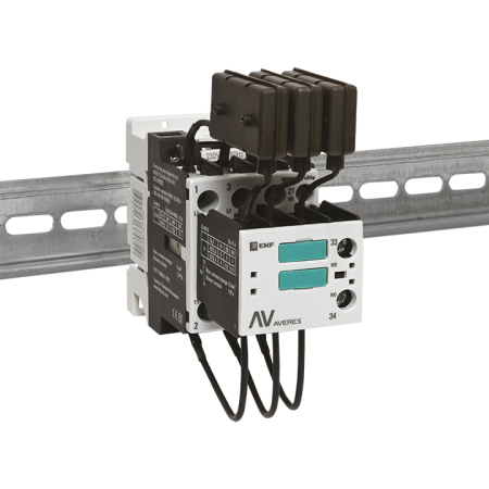 Контактор для конденсатора КМЭК 12,5 кВАр 230В 1NО+1NC EKF AVERES