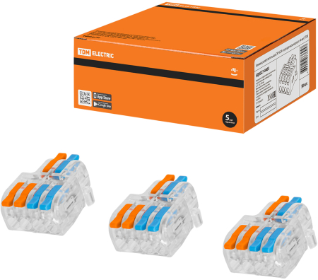 Клемма разветвительная СКР-624 в прозрачном корпусе (4 мм2) TDM