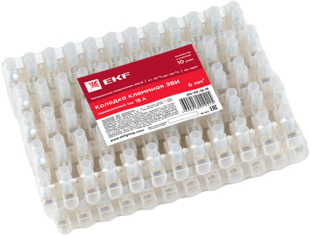 Колодка клеммная (12мм) 15А (10шт.) EKF PROxima