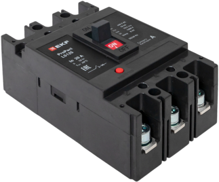 Автоматический выключатель LS125 18кА 3P 20А ProPact EKF