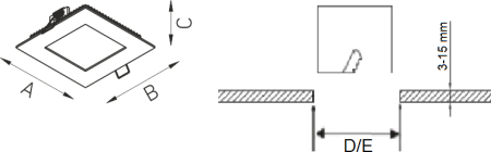 ACQUA S 12 WH 4000K (with driver) светильник