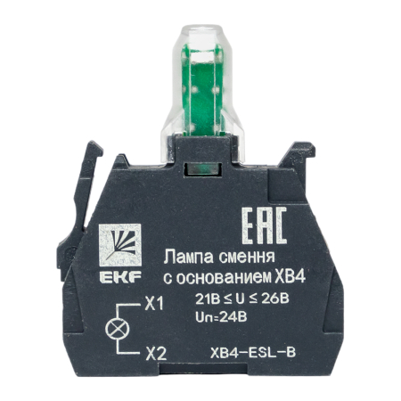 Лампа сменная c основанием XB4 синяя 24В EKF PROxima