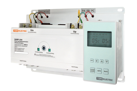 Блок автоматического ввода резерва БАВР 3П 250А TDM