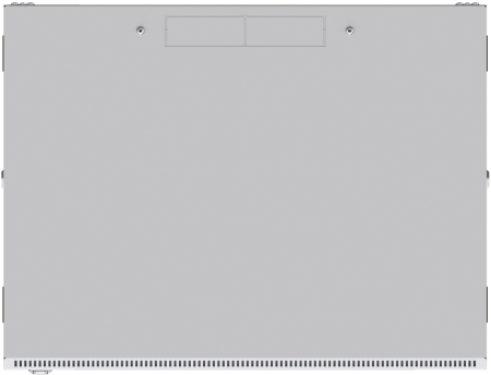 Шкаф настенный 19" TERACOM PRO 6U 600х450 мм дверь стеклянная с замком-ручкой серый