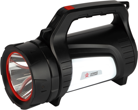 Фонари Армия России PA-702  АРМИЯ РОССИИ прожектор Шмель [10Вт, боковой свет, красный маяк, USB, pow