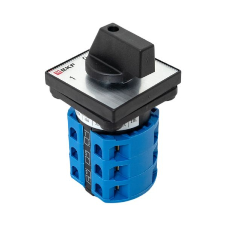 Переключатель кулачковый ПК-1-23 25А 3P "1-0-2" EKF PROxima