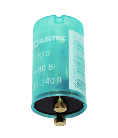 Стартер S10 4-80Вт 220-240В алюм. контакты TDM